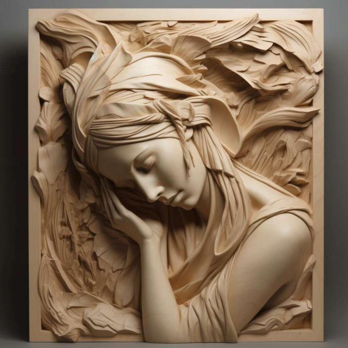 نموذج ثلاثي الأبعاد لآلة CNC 3D Art 